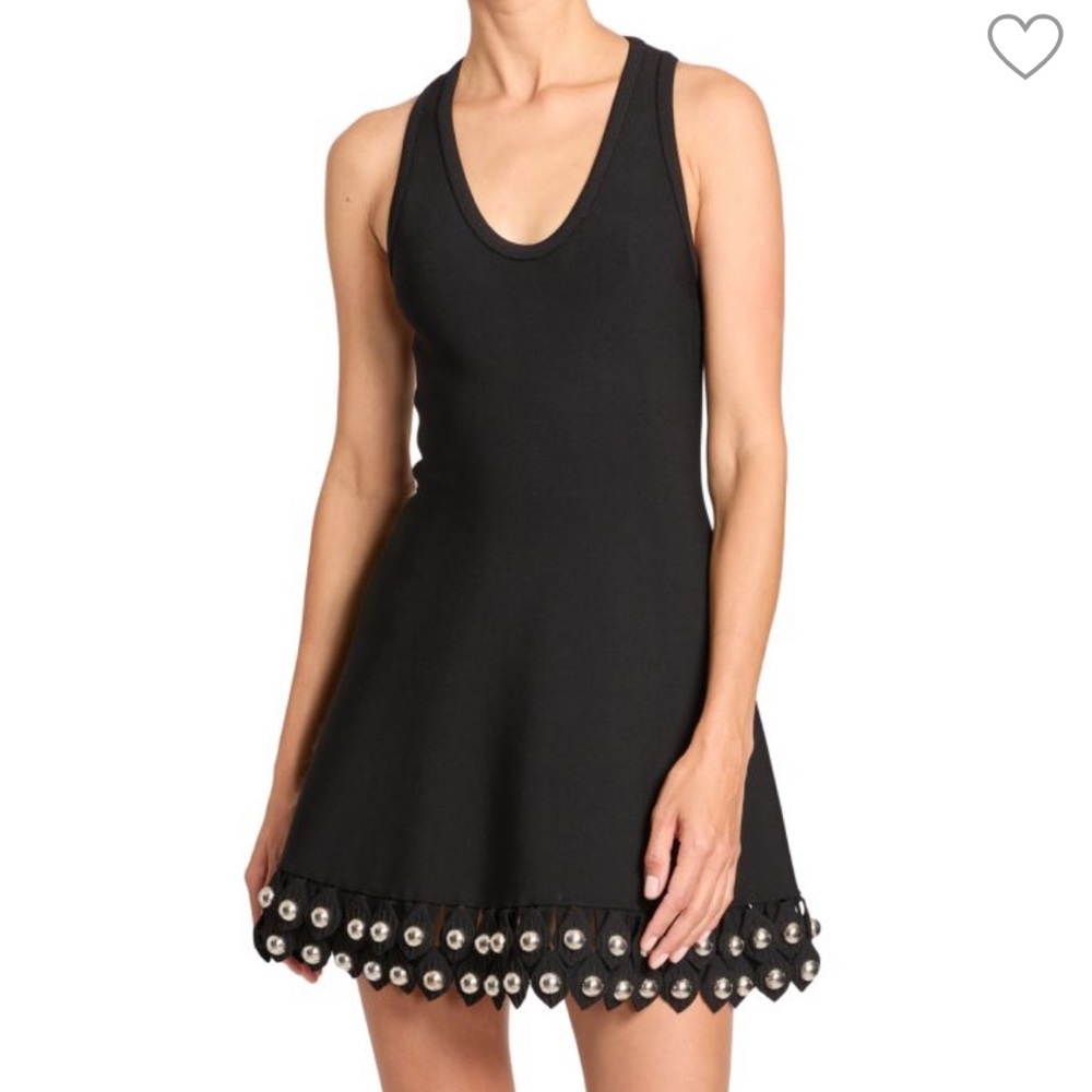 Alaia BNWT black embellished dress